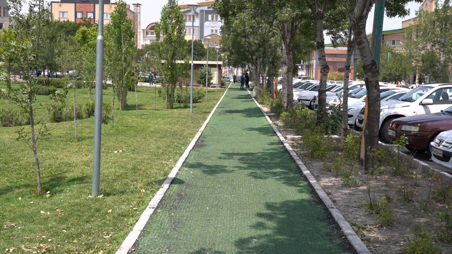 نهضت پارک سازی وتوسعه فضای سبز در اردبیل عملی شد